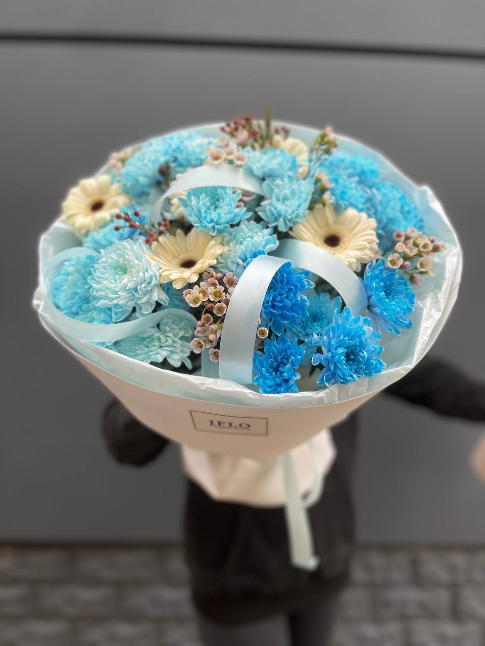 Букет "Голубые дали" с доставкой в Красной Поляне