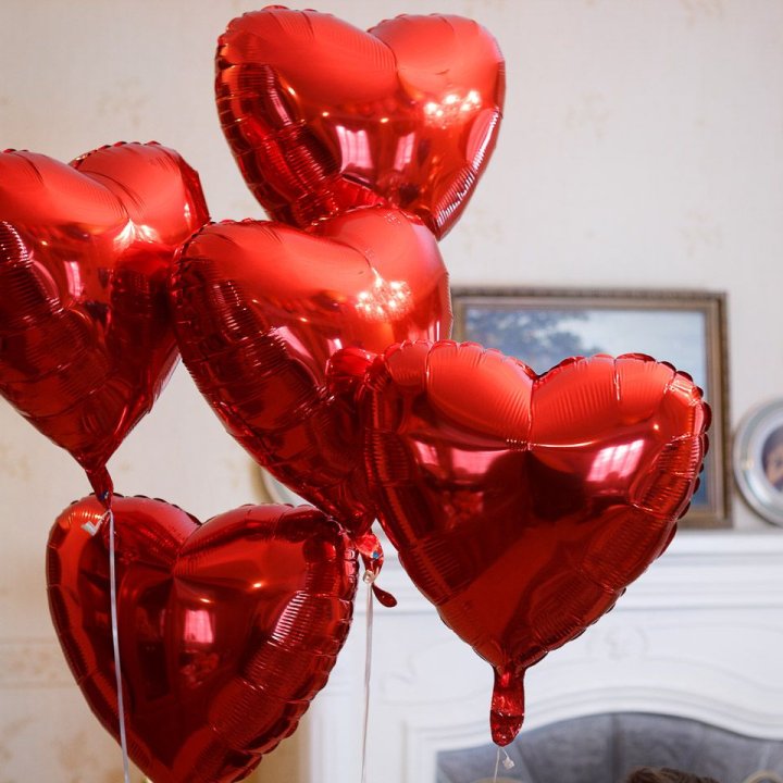 Фольгированный шар "Сердце" с доставкой в Красной Поляне