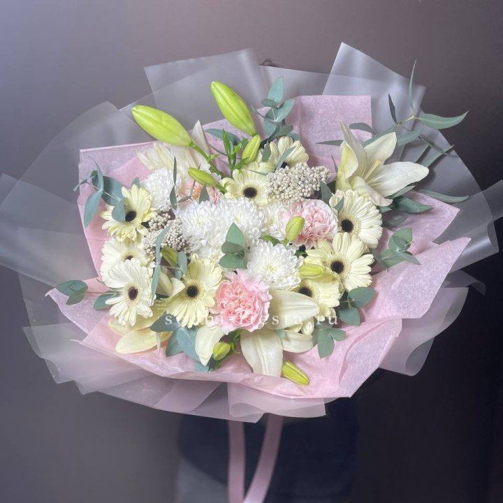 Букет "Нежная савана" в Красной Поляне