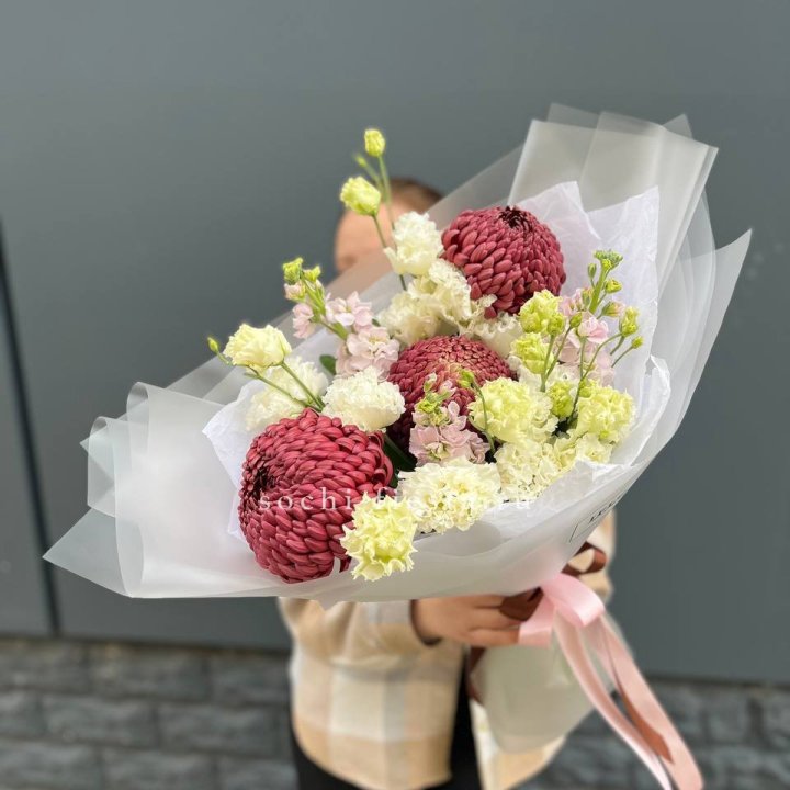 Букет "Дыхание весны" в Красной Поляне