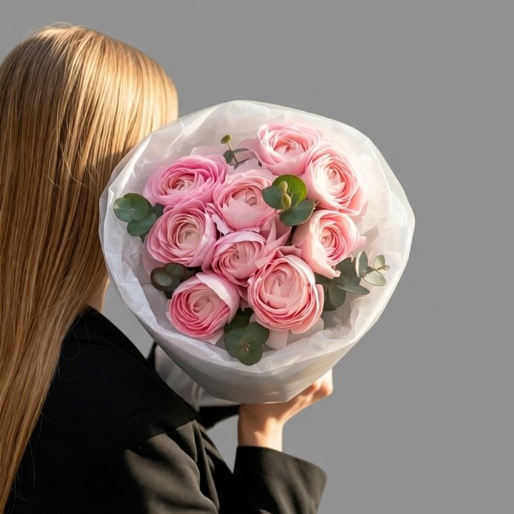 9 ранункулюсов с доставкой в Красной Поляне