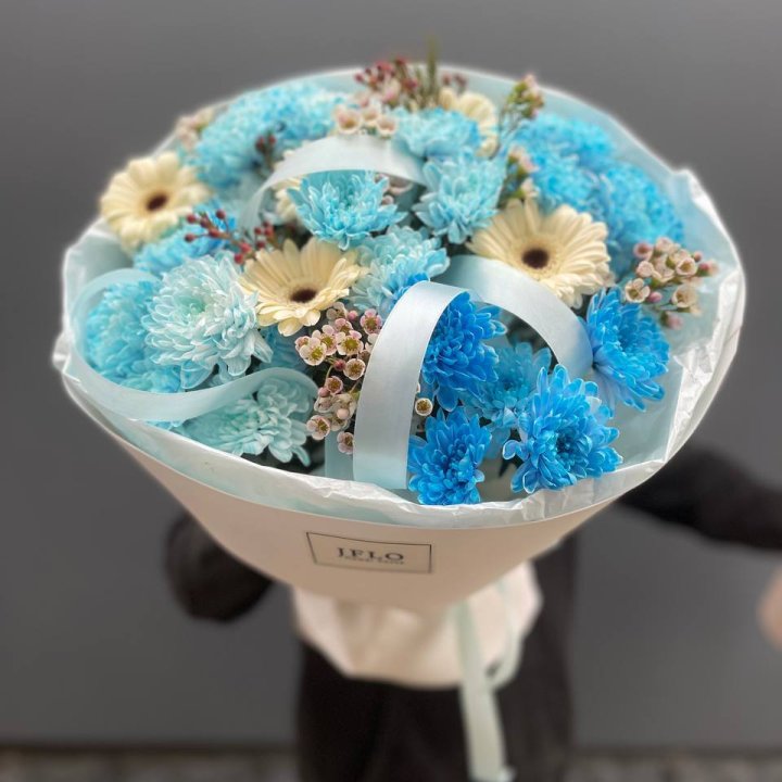 Букет "Голубые дали" в Красной Поляне