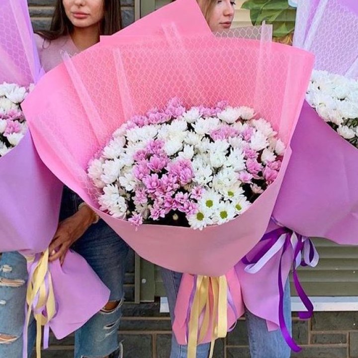 Букет хризантем №3 в Красной Поляне