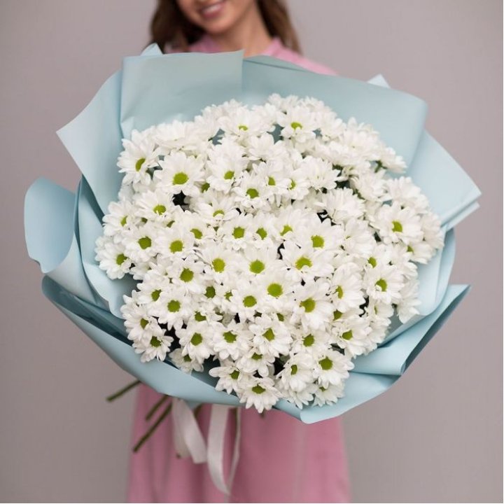  Букет хризантем "Бон-бон" в Красной Поляне