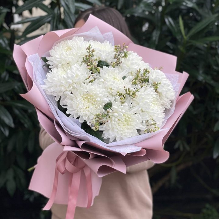 Букет хризантем №1 в Красной Поляне