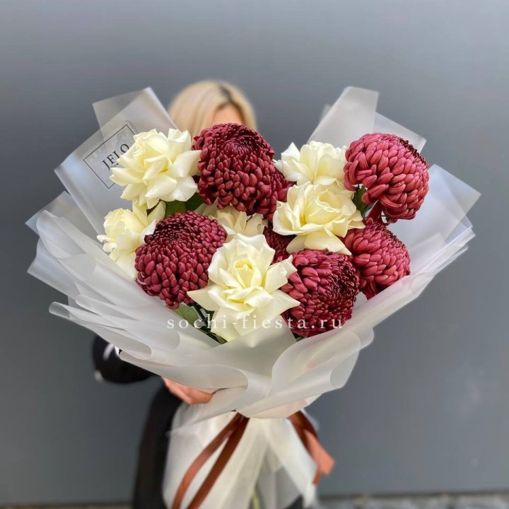 Дуо бигуди и розы в Красной Поляне