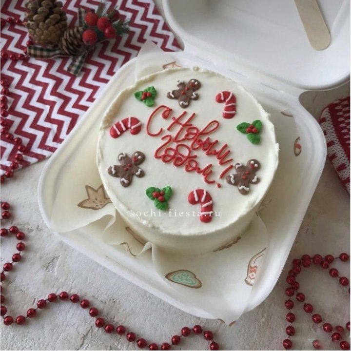 Бенто-торт "С Новым Годом!" в Красной Поляне