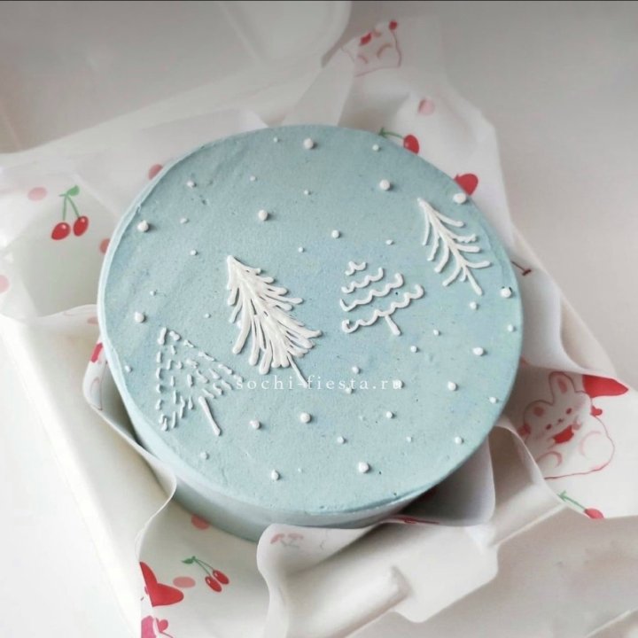 Бенто-торт "Елки" в Красной Поляне