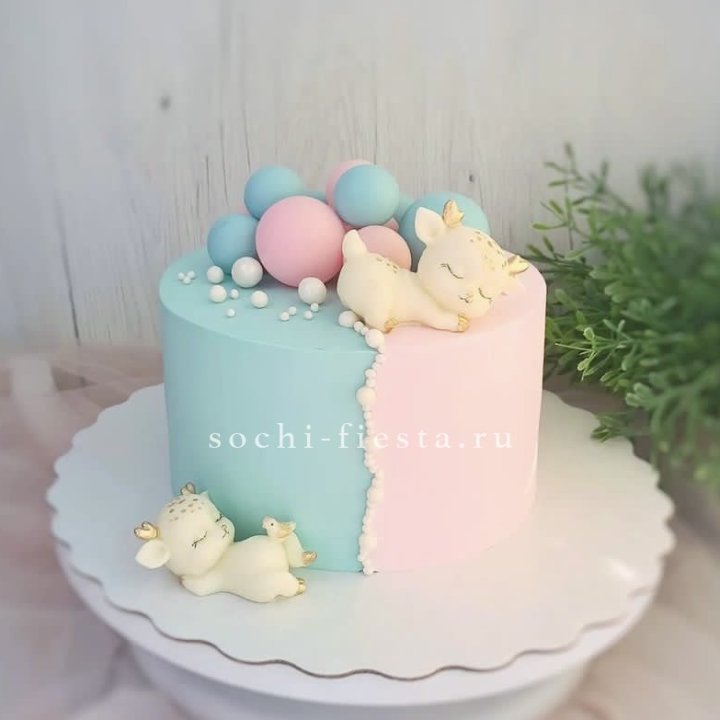 Торт "Boy or Girl?" в Красной Поляне