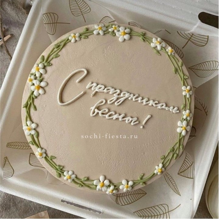 Бенто-торт "C праздником весны!"  в Красной Поляне