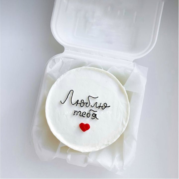 Бенто-торт "Люблю Тебя"  в Красной Поляне