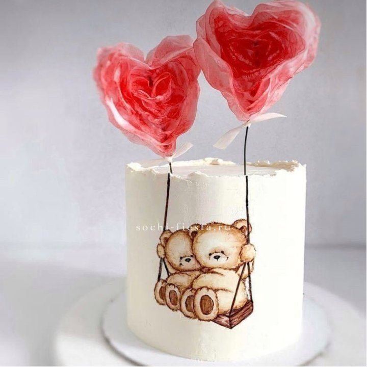 Торт "Love YOU" в Красной Поляне