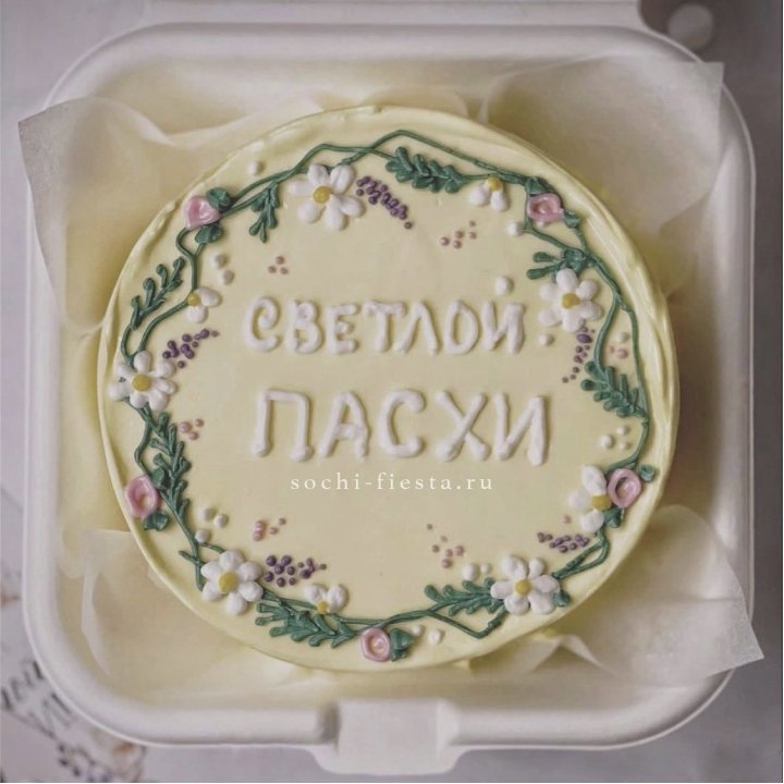 Бенто-торт "Светлой Пасхи" 2 в Красной Поляне