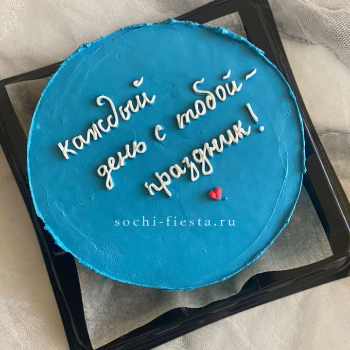 Бенто-торт "Каждый день с тобой праздник"  в Красной Поляне