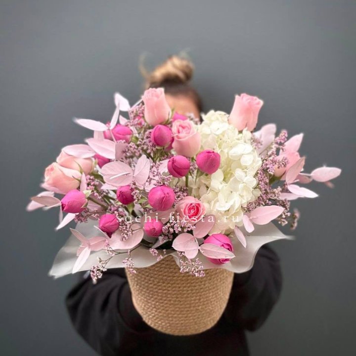 Джутовое кашпо "Mignolo" в Красной Поляне