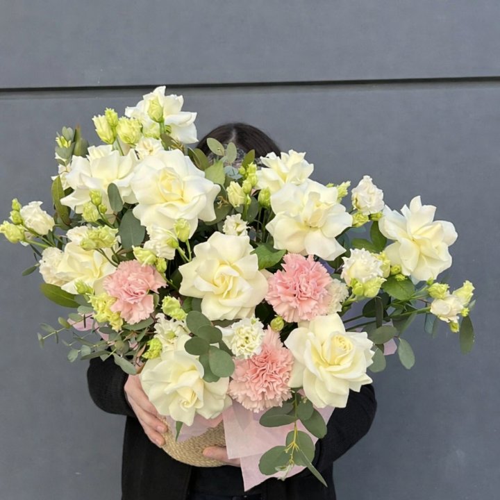 Джутовое кашпо "Пьеро" в Красной Поляне