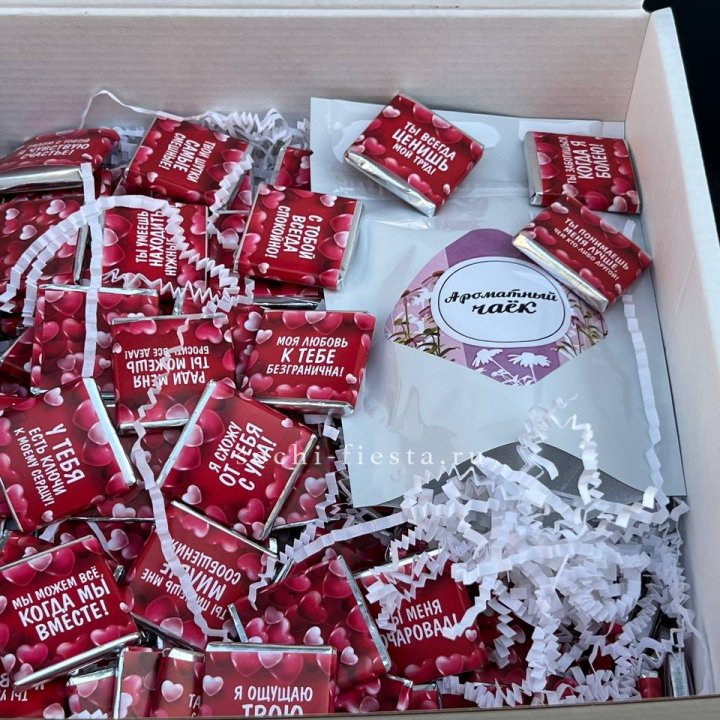 Набор Шоколад и Чай "101 причина любви" в Красной Поляне