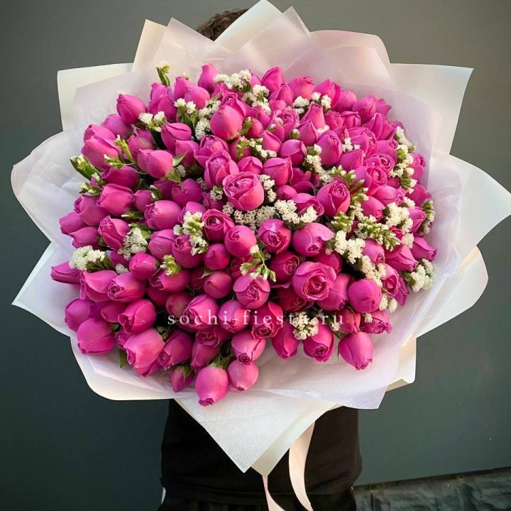 51 пионовидная Мисти Баблс  в Красной Поляне