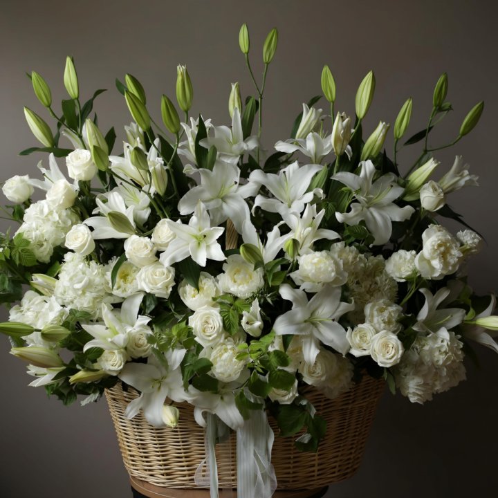 Цветочная корзина MAXI N3 в Красной Поляне