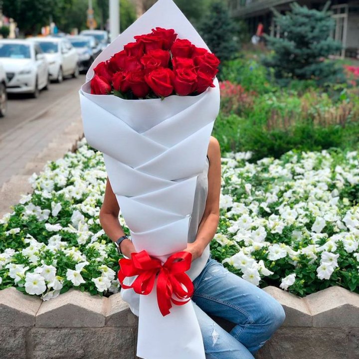 Высокие розы Кантри в Красной Поляне