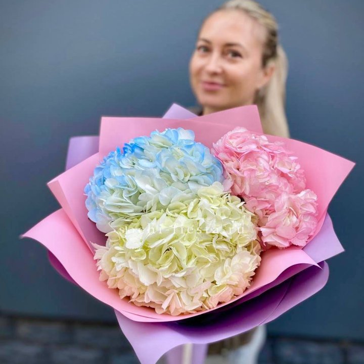 Букет гортензий "TONICA" в Красной Поляне