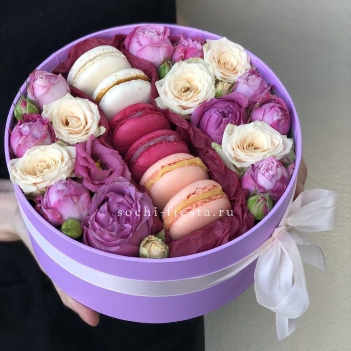 Цветочный бокс "Lavanda" в Красной Поляне