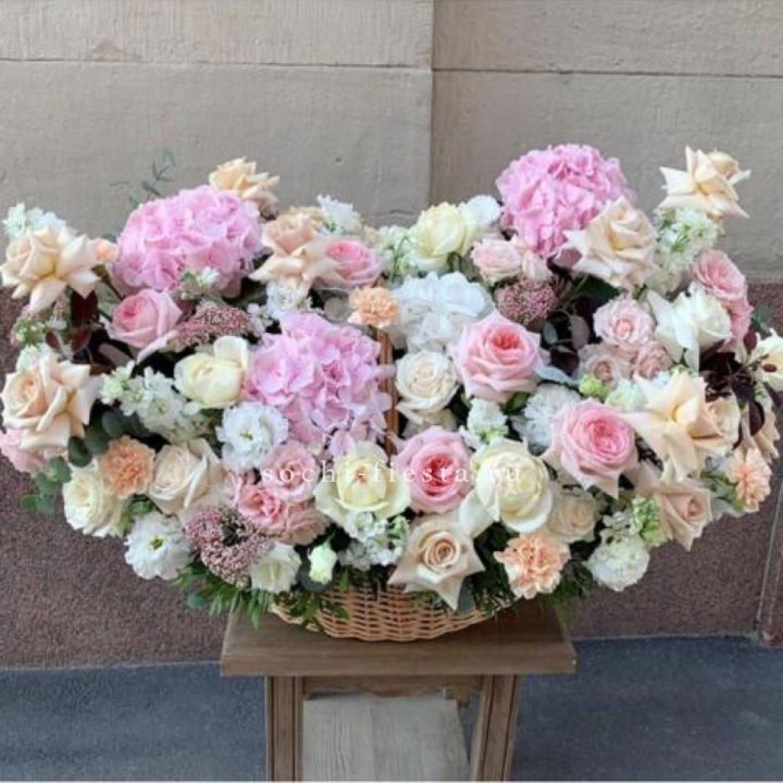 Цветочная корзина MAXI N2 в Красной Поляне