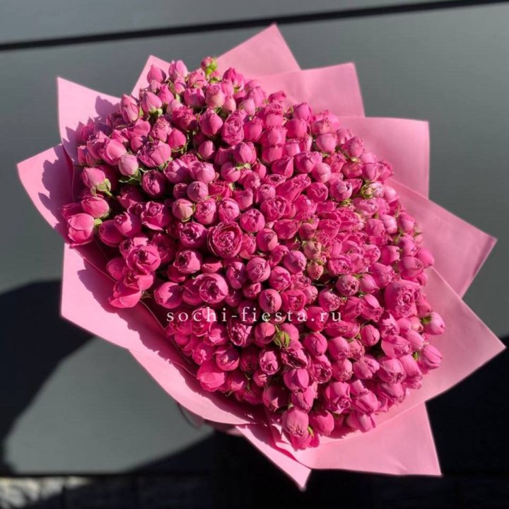 151 кустовая роза в Красной Поляне