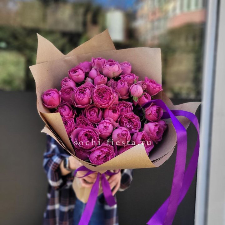 Букет с Мисти бабблс  в Красной Поляне