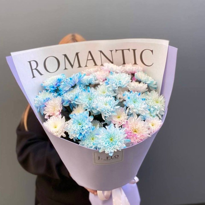 Букет кустовых хризантем в Красной Поляне