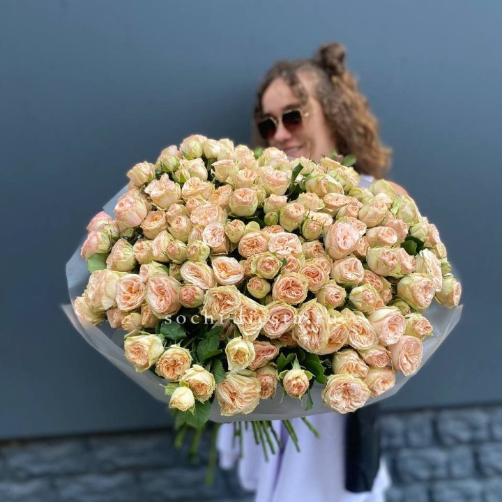 51 пионовидная роза в Красной Поляне