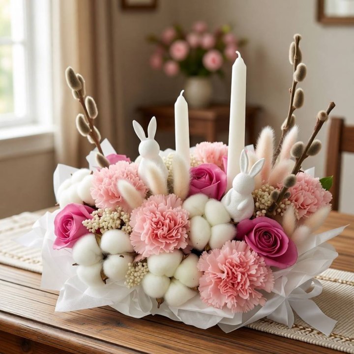 Пасхальная настольная композиция  с доставкой в Красной Поляне