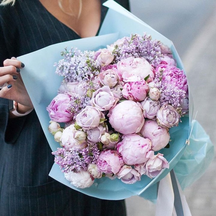 Букет "Blue lagoon" в Красной Поляне