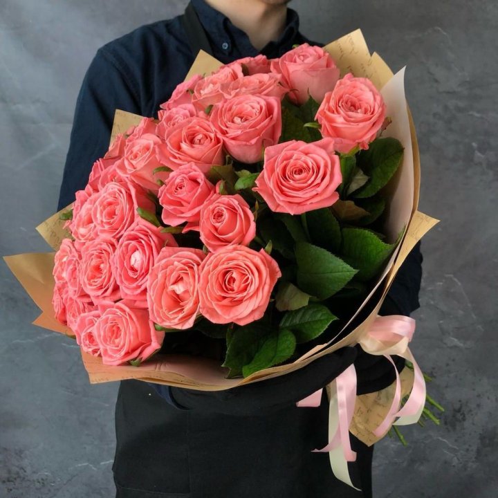 Букет роз "Карина" в Красной Поляне