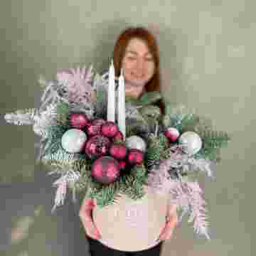 Цилиндр "Merry Christmas" в Красной Поляне