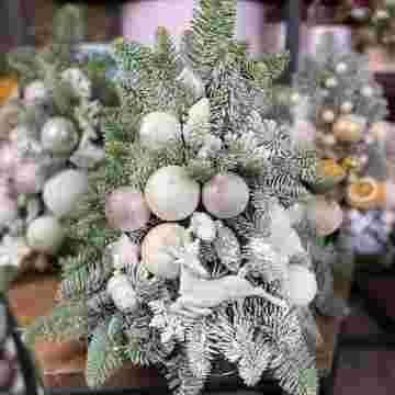 Новогодняя ёлочка "Happy Christmass" в ассортименте в Красной Поляне
